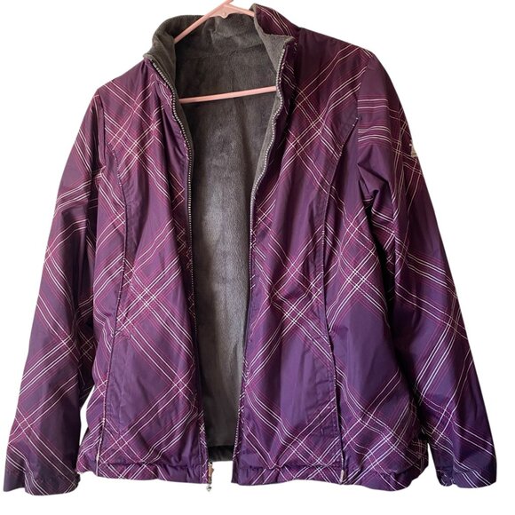 ZeroXposur Women L 3-in-1 Pink Hooded Ski Jacket Removable Liner Zip Pockets - Picture 11 of 13